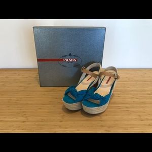 Prada wedge sandals
